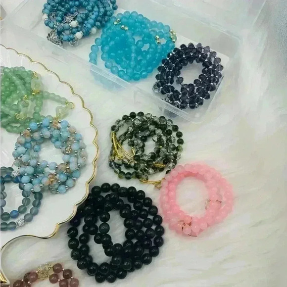 Not So Mystery Bracelet Bundle 5 (5 Piece Randomly Selected Beaded Bracelets) - Picture 7 of 17